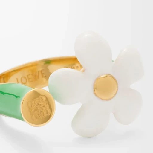 Flor Ring In Sterling Silver And Enamel
