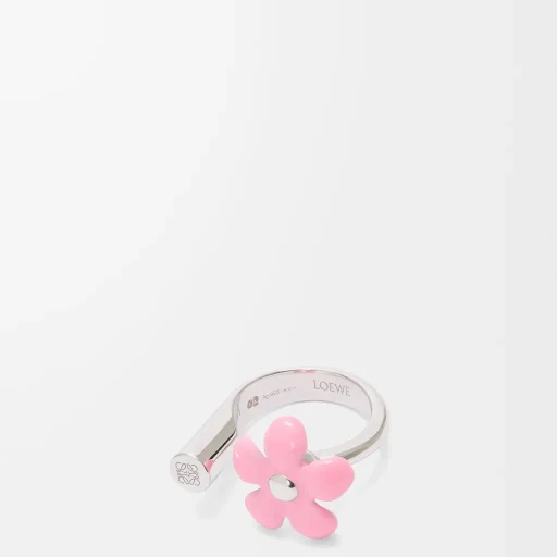 Flor Ring In Sterling Silver And Enamel