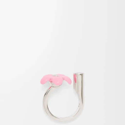 Flor Ring In Sterling Silver And Enamel