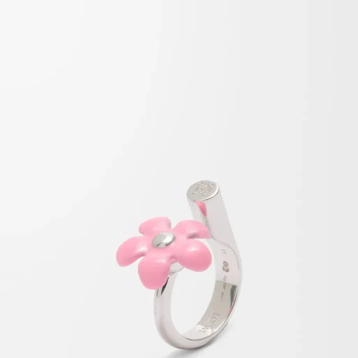 Flor Ring In Sterling Silver And Enamel
