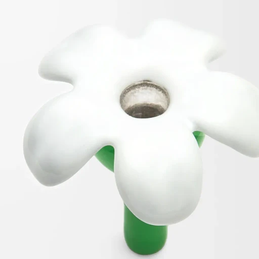 Flower Seat Pendant In Sterling Silver