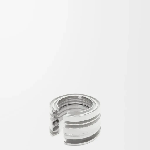 Loewe Graphic Ring In Sterling Silver