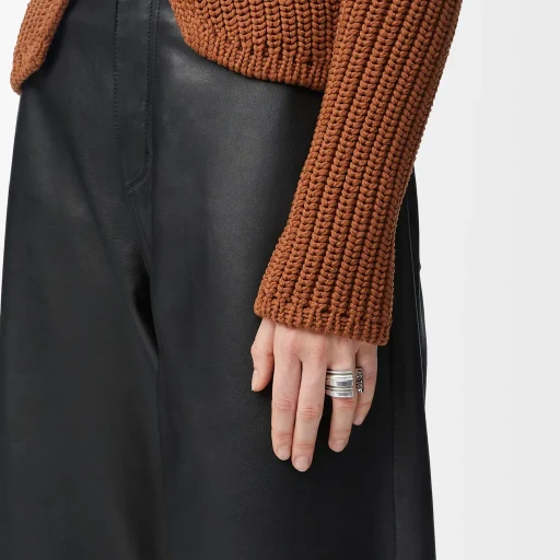 Loewe Graphic Ring In Sterling Silver