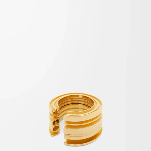 Loewe Graphic Ring In Sterling Silver
