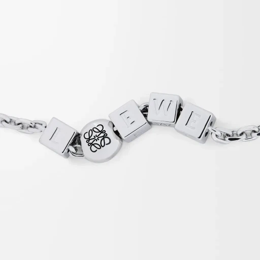 Pebble Cube Bracelet In Sterling Silver