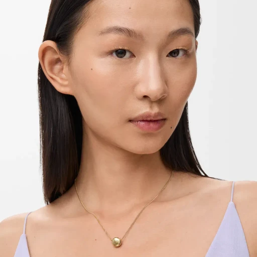 Pebble Necklace In Sterling Silver