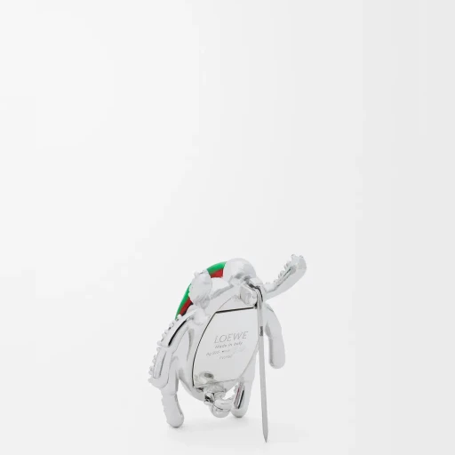 Scarabeo Brooch In Sterling Silver And Enamel