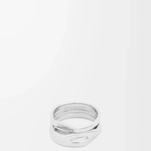 Stacked Ring In Sterling Silver