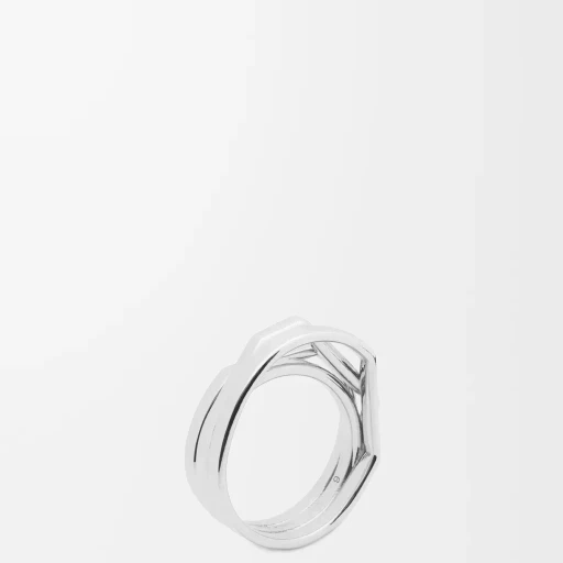 Stacked Ring In Sterling Silver
