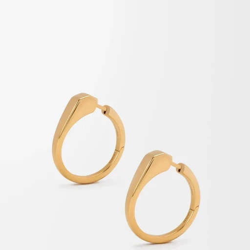 Stirrup Earrings In Sterling Silver