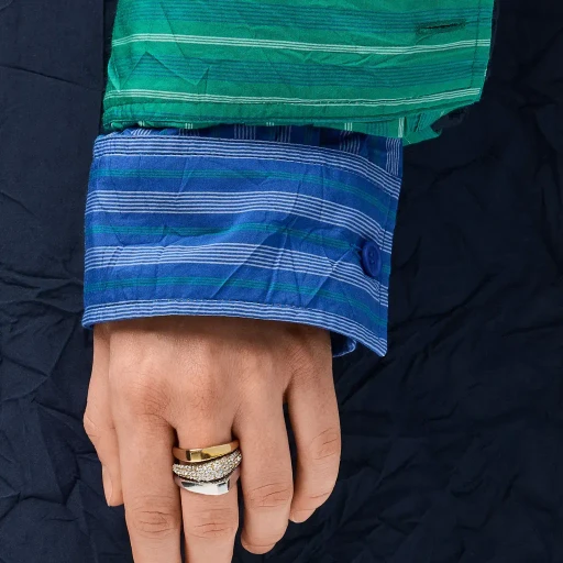 Stirrup Ring In Sterling Silver