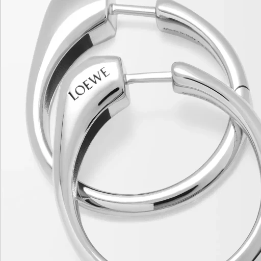 Stirrup Earrings In Sterling Silver