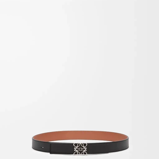 Reversible Anagram Belt In Smooth Calfskin