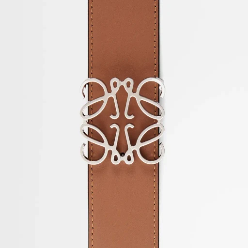 Reversible Anagram Belt In Smooth Calfskin