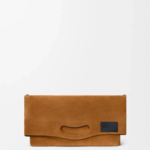 Bob Folded Tote In Suede