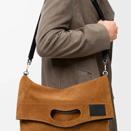 Bob Folded Tote In Suede