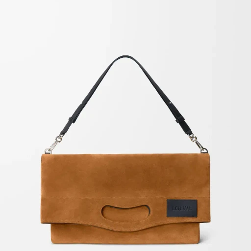Bob Folded Tote In Suede