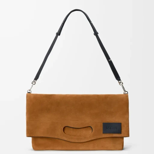 Bob Folded Tote In Suede