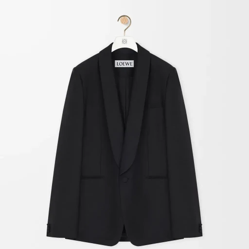 Jacket In Wool And Silk