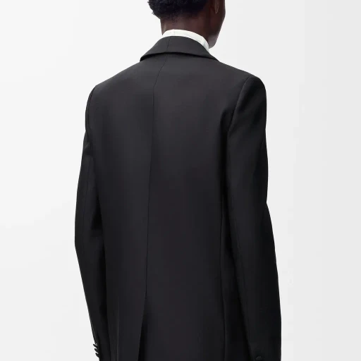 Jacket In Wool And Silk