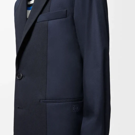 Hybrid Jacket In Cotton And Wool