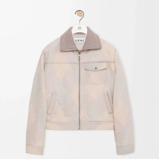 Zip-Up Jacket In Denim