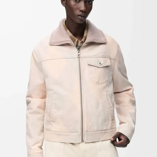 Zip-Up Jacket In Denim