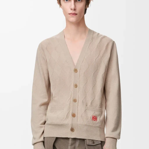 Cardigan In Wool And Cashmere