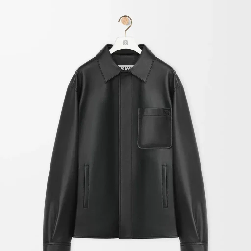 Overshirt In Nappa Lambskin