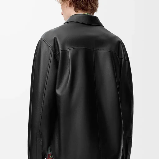 Overshirt In Nappa Lambskin