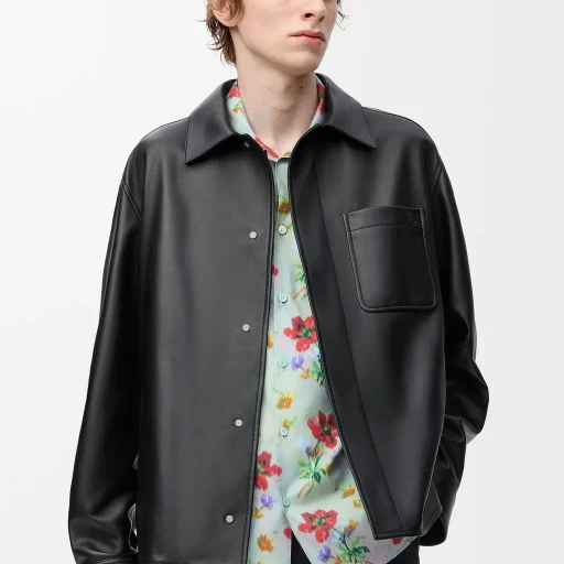 Overshirt In Nappa Lambskin