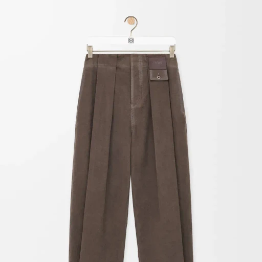 Trousers In Cotton Blend