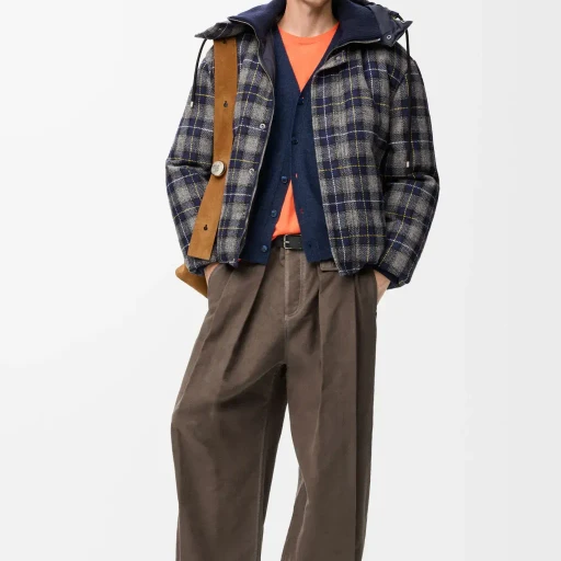Trousers In Cotton Blend