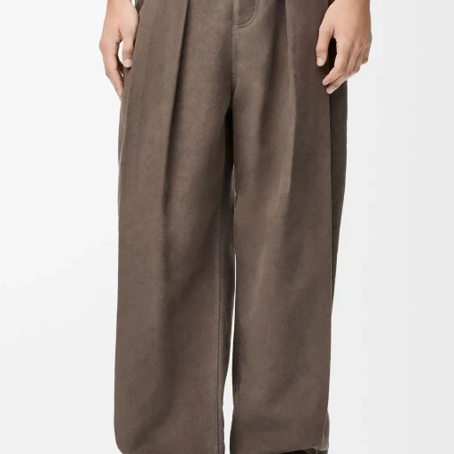 Trousers In Cotton Blend