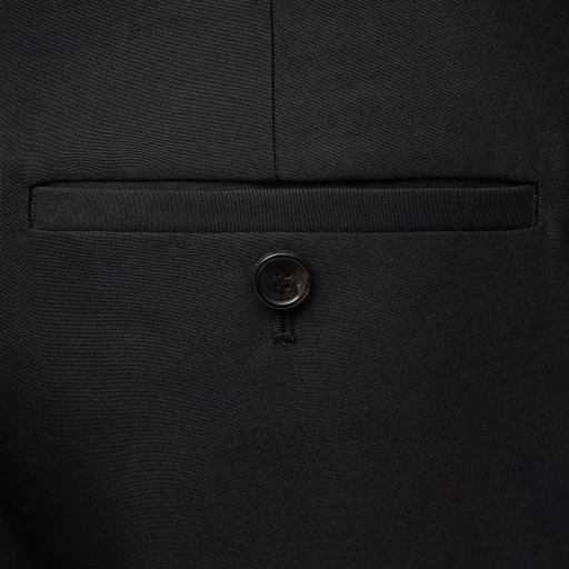 Trousers In Wool And Silk