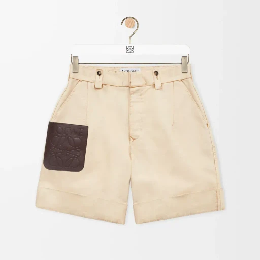 Turn-Up Shorts In Cotton