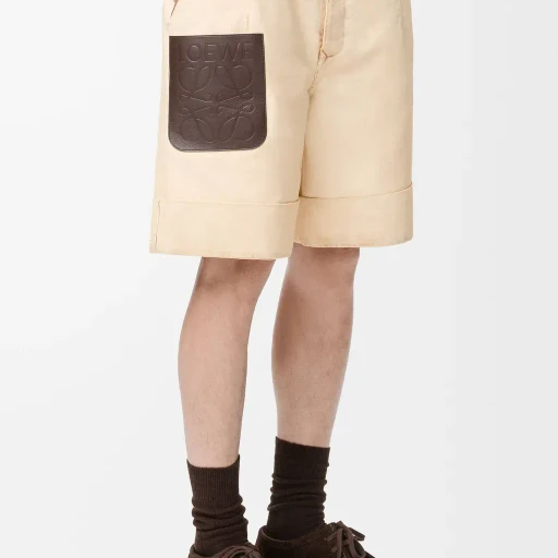 Turn-Up Shorts In Cotton