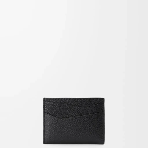 Puzzle Plain Cardholder In Supple Grained Calfskin