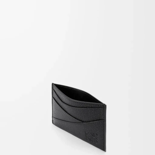 Puzzle Plain Cardholder In Supple Grained Calfskin