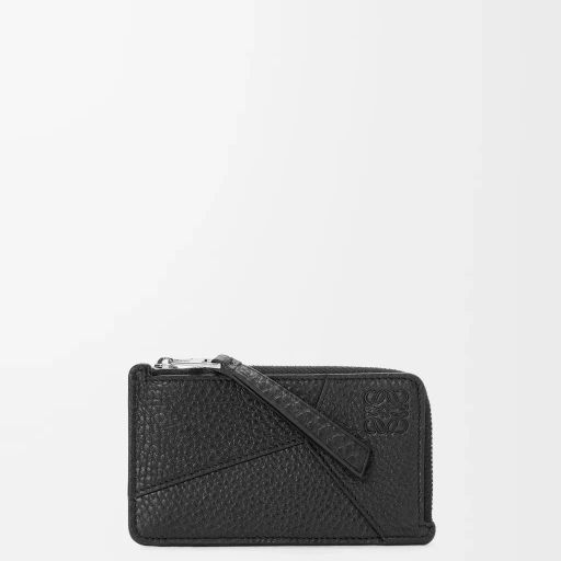 Puzzle Coin Cardholder In Supple Grained Calfskin