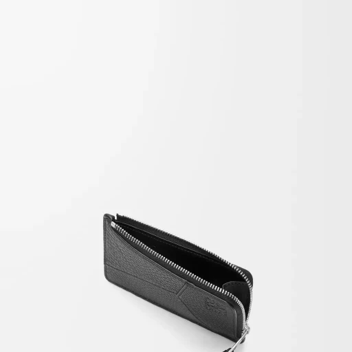 Puzzle Coin Cardholder In Supple Grained Calfskin
