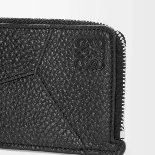 Puzzle Coin Cardholder In Supple Grained Calfskin