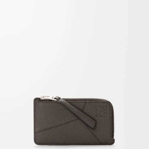 Puzzle Coin Cardholder In Supple Grained Calfskin