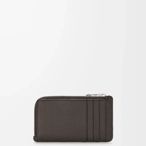 Puzzle Coin Cardholder In Supple Grained Calfskin