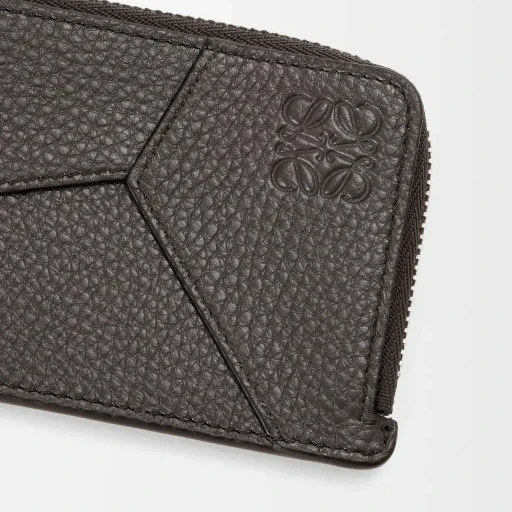 Puzzle Coin Cardholder In Supple Grained Calfskin