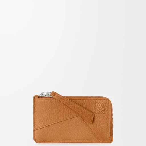 Puzzle Coin Cardholder In Supple Grained Calfskin