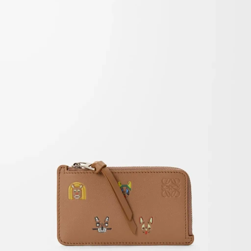 Cats Coin Cardholder In Classic Calfskin