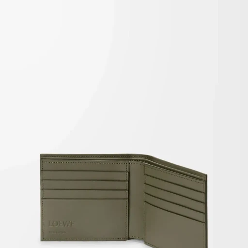 Bifold Wallet In Soft Grained Calfskin