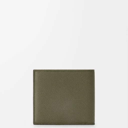 Bifold Wallet In Soft Grained Calfskin