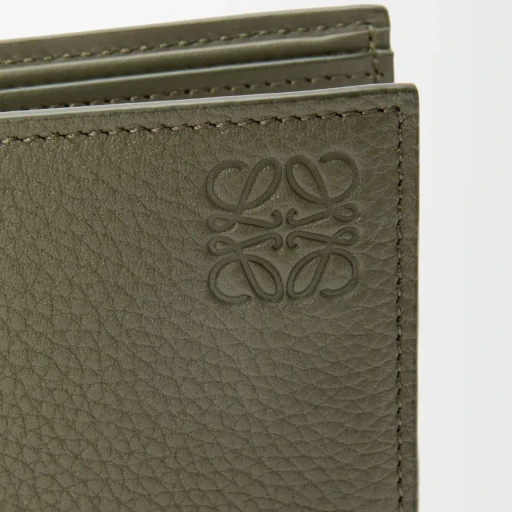 Bifold Wallet In Soft Grained Calfskin